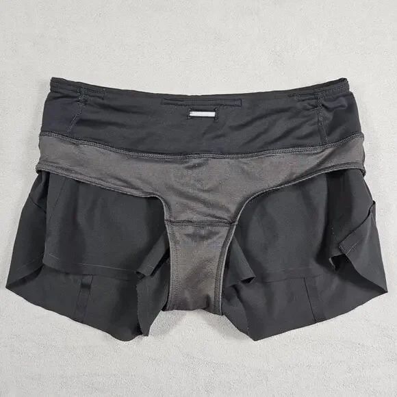 Lululemon Speed Up Shorts Womens 4 Black Athleisure Gym Performance Stretch - Picture 5 of 14